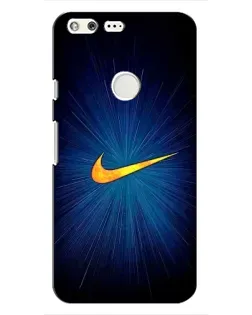 Чохол для Google Pixel з картинкою «Синій пульс Nike»