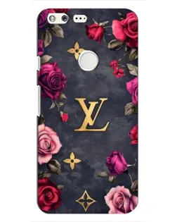 Чохол для Google Pixel з картинкою «Квітковий Louis Vuitton»