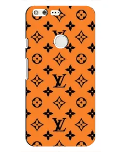 Чохол для Google Pixel з картинкою «Помаранчевий стиль LV»