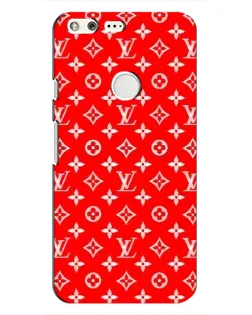Чохол для Google Pixel з картинкою «Яскравий паттерн LV»