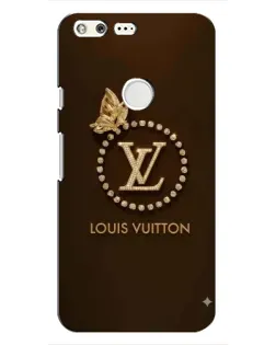 Чохол для Google Pixel з картинкою «LV — золота печатка»
