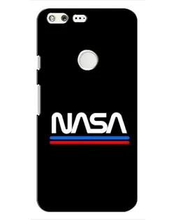 Чохол для Google Pixel з картинкою «NASA — класика Red Blue»