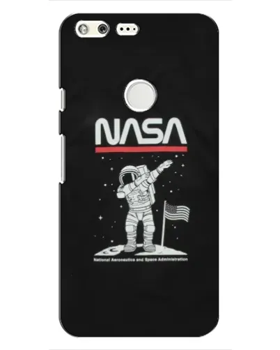 Чохол для Google Pixel з картинкою «NASA — крокуємо по Місяцю»