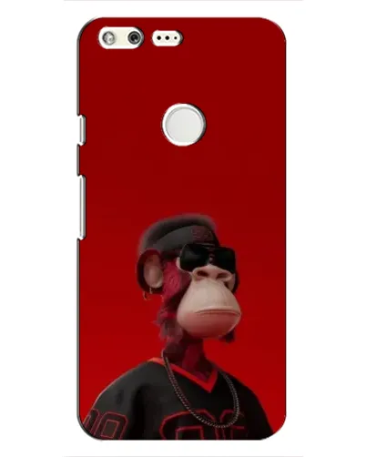 Чохол для Google Pixel з картинкою «Bored Ape в червоному»