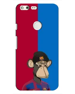 Чохол для Google Pixel з картинкою «Bored Ape — фанат Барси»