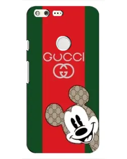 Чохол для Google Pixel з картинкою «Gucci — смуги та Міккі»