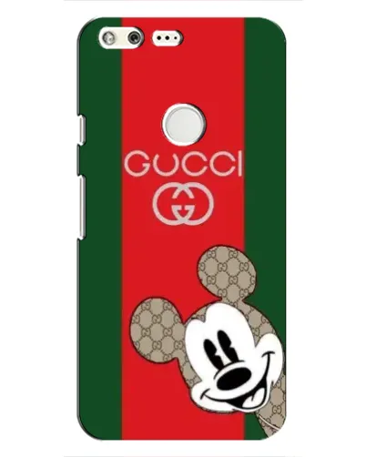 Чохол для Google Pixel з картинкою «Gucci — смуги та Міккі»