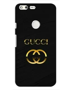 Чохол для Google Pixel з картинкою «Золотий логотип Gucci»