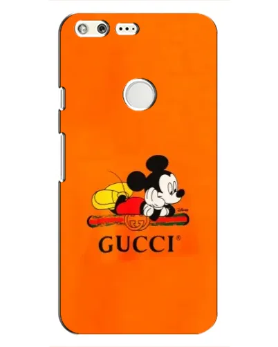 Чохол для Google Pixel з картинкою «Міккі Маус Gucci — помаранч»