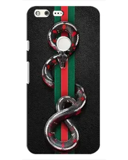 Чохол для Google Pixel з картинкою «Gucci — змія на смузі»