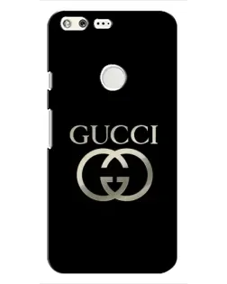 Чохол для Google Pixel з картинкою «Gucci — золото на чорному»