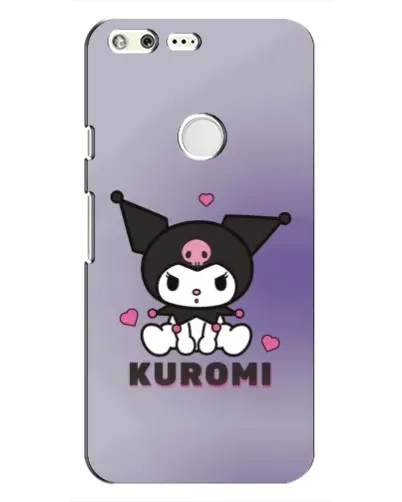 Чохол для Google Pixel з картинкою «Kuromi — фіолетовий арт»