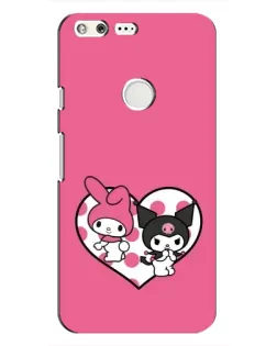 Чохол для Google Pixel з картинкою «Kuromi та My Melody»