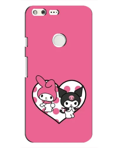 Чохол для Google Pixel з картинкою «Kuromi та My Melody»