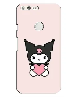 Чохол для Google Pixel з картинкою «Kuromi та серце»