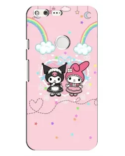Чохол для Google Pixel з картинкою «My Melody та Kuromi»