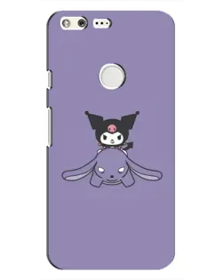 Чохол для Google Pixel з картинкою «Kuromi на ліловому фоні»