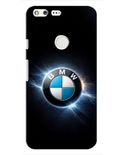Чохол для Google Pixel з картинкою «BMW — неонове сяйво»