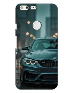 Чохол для Google Pixel з картинкою «BMW у вогнях міста»