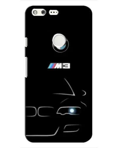 Чохол для Google Pixel з картинкою «Мінімалістичний принт BMW M3»