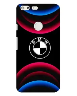 Чохол для Google Pixel з картинкою «Логотип BMW та неонові дуги»