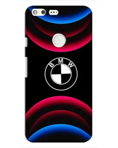 Чохол для Google Pixel з картинкою «Логотип BMW та неонові дуги»