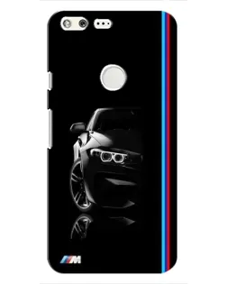 Чохол для Google Pixel з картинкою «Силует BMW в темряві»