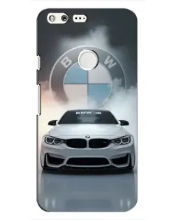 Чохол для Google Pixel з картинкою «BMW в білому диму»