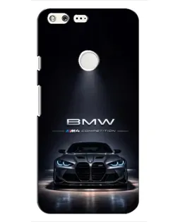 Чохол для Google Pixel з картинкою «BMW крізь нічне місто»