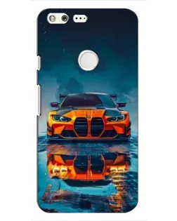 Чохол для Google Pixel з картинкою «BMW — золота емблема»
