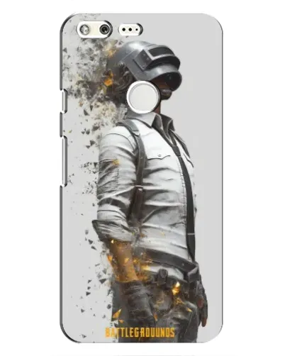 Чохол для Google Pixel з картинкою «PUBG — боєць у пилу»