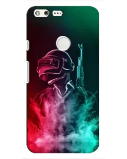 Чохол для Google Pixel з картинкою «PUBG — вогняний воїн»