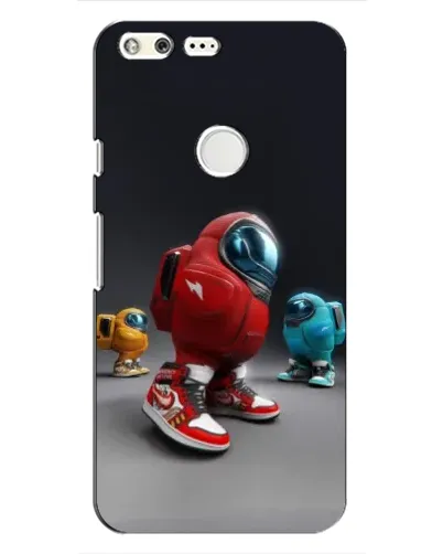 Чохол для Google Pixel з картинкою «Among Us — 3D стиль»