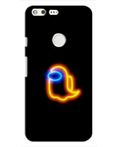 Чохол для Google Pixel з картинкою «Among Us неонове сяйво»