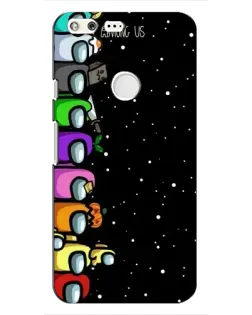 Чохол для Google Pixel з картинкою «Команда Among Us»
