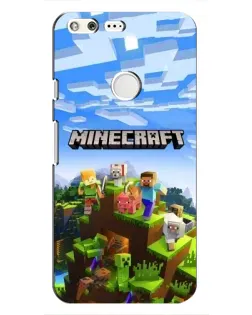 Чохол для Google Pixel з картинкою «Minecraft класичний світ»