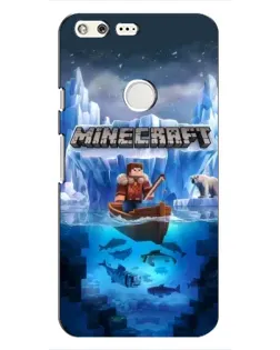 Чохол для Google Pixel з картинкою «Minecraft льодянийсвіт»