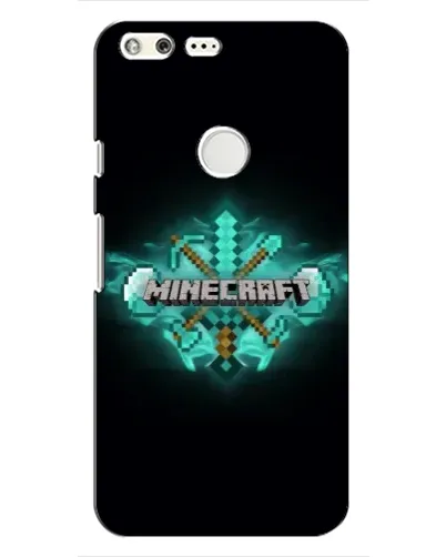 Чохол для Google Pixel з картинкою «Minecraft Diamond лого»
