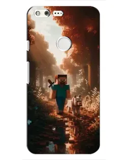 Чохол для Google Pixel з картинкою «Стів у лісі»