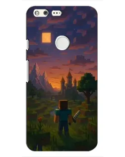 Чохол для Google Pixel з картинкою «Стів біля вежі»