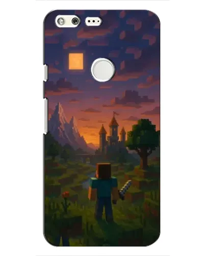 Чохол для Google Pixel з картинкою «Стів біля вежі»