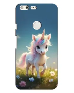 Чохол для Google Pixel з картинкою «Єдиноріг на галявині»