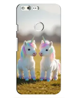 Чохол для Google Pixel з картинкою «Пара єдинорогів»