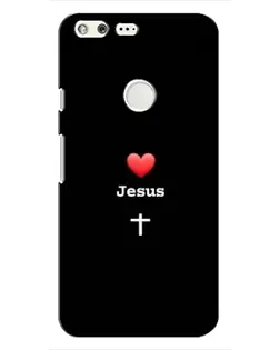 Чохол для Google Pixel з картинкою «Серце - Jesus»