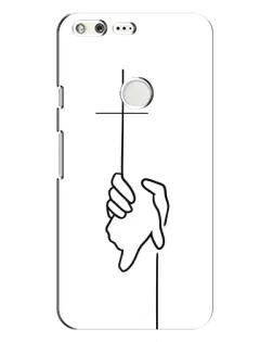 Чохол для Google Pixel з картинкою «Рука тримає»