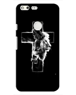 Чохол для Google Pixel з картинкою «Сяючий хрест Jesus»