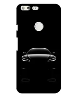 Чохол для Google Pixel з картинкою «Силует Tesla Night»