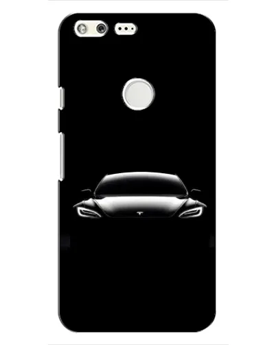 Чохол для Google Pixel з картинкою «Фари Tesla Night»