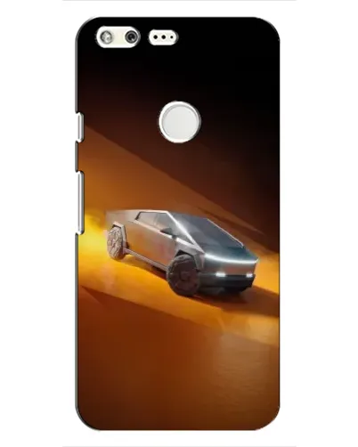 Чохол для Google Pixel з картинкою «Cybertruck у пустелі»