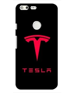 Чохол для Google Pixel з картинкою «Tesla Red Logo»